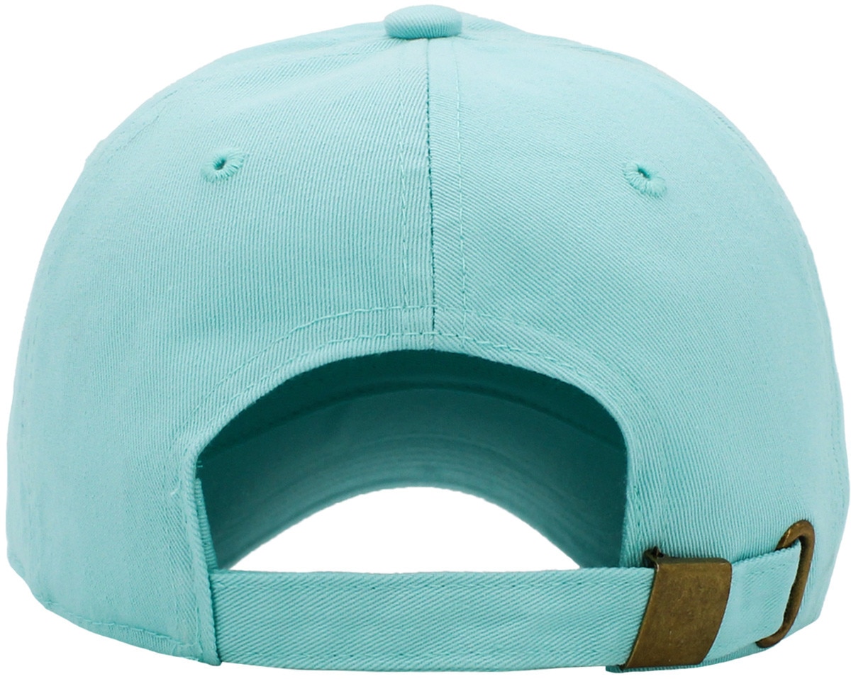 Mint Low Profile Baseball Caps Back View